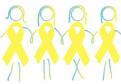 Endometriosis Awareness Ribbons