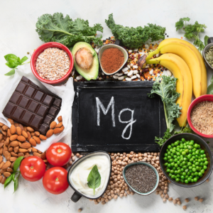 magnesium rich foods, nuts, legumes, grains, oats